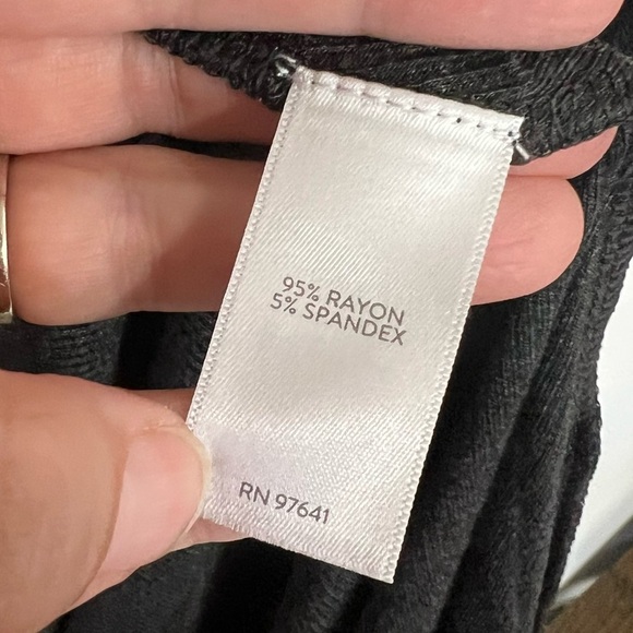 J.Jill Charcoal Ribbed Knit Wrap Dress - Picture 14 of 15